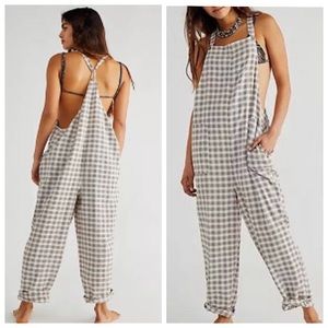 Free People Sezane Overall Sz L NWT